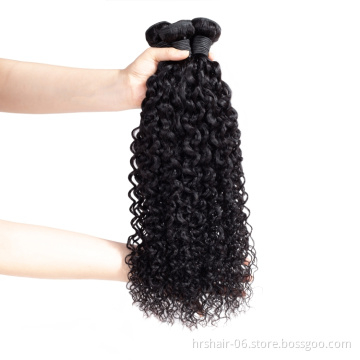 Wholesale High quality  Indian Bundles Natural black Human Hair Indian Jerry Curly  9A bundles